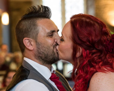 The announcement that they are Mr & Mrs newly weds with wedding Dj Cornwall.